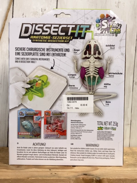 neu  Kreativspielzeug  Sezierset Frosch 