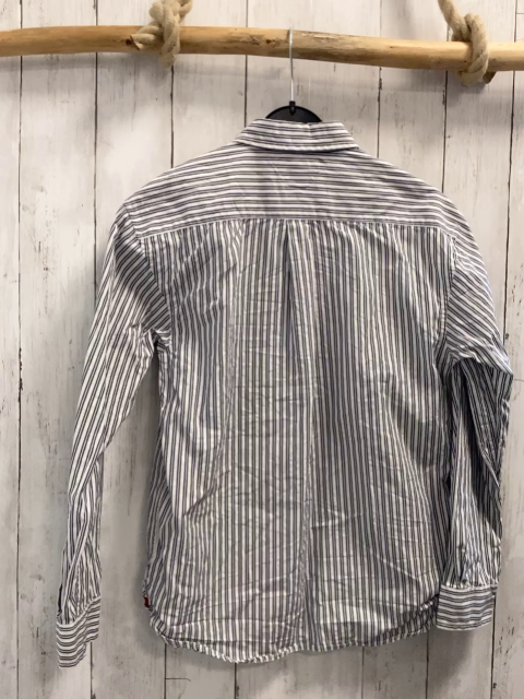 Tommy Hilfiger Hemd Gr. 146  weiß blaue Streifen