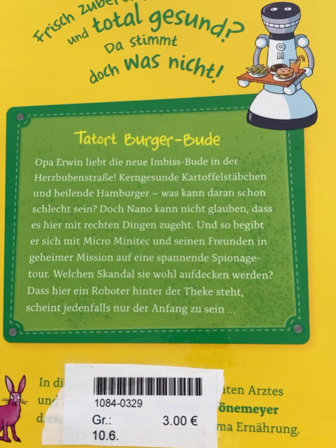   Buch Der kleine Medicus Tatort Burger-Bude 