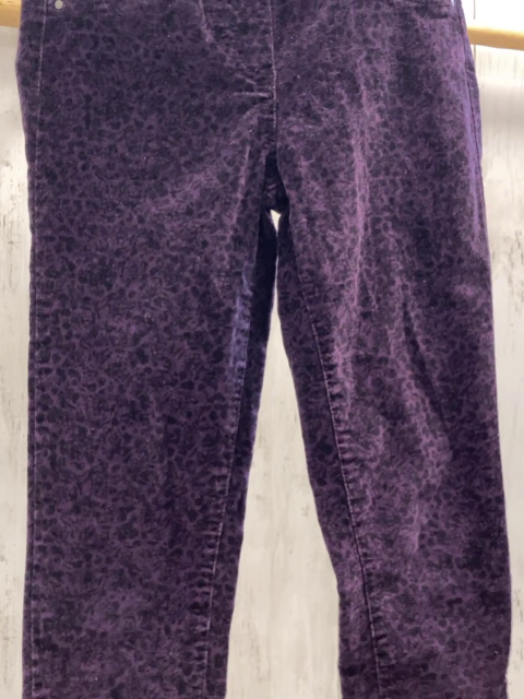 Vertbaudet  Jeggings  Gr. 128  lila Blumen 