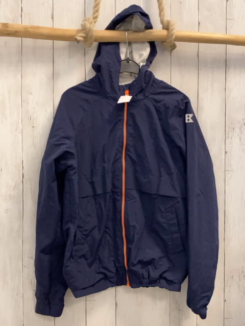 Okaidi Jacke Gr. 164  blau orange Reißverschluss