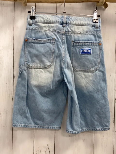 Vingino Shorts  Gr. 128  blau Jeans Bund verstellbar 