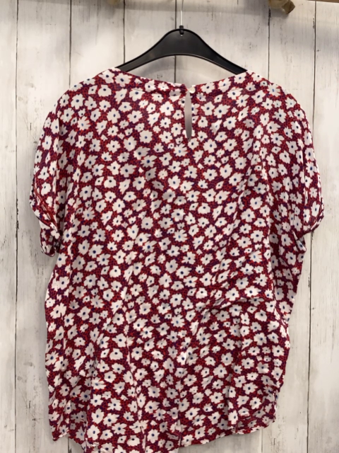 Christian Berg Sommerbluse Gr. 38  rot weiß blau Blumen