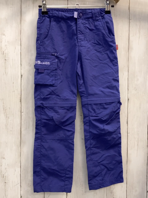 Trollkids Funktionhose Gr. 122  lila Bund verstellbar