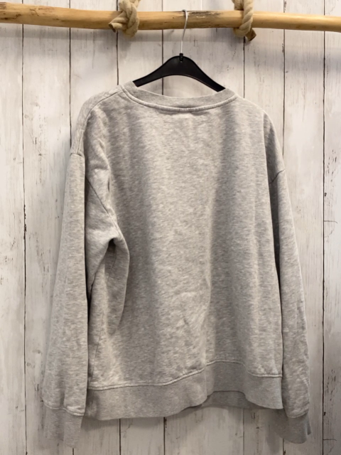 H&M Pullover Gr. M grau rote Schrift