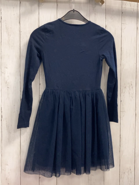 S´Oliver  Kleid  Gr. 140  blau silber Einhorn Tüllrock