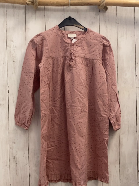 creamie Kleid Gr. 134  altrosa graue Punkte