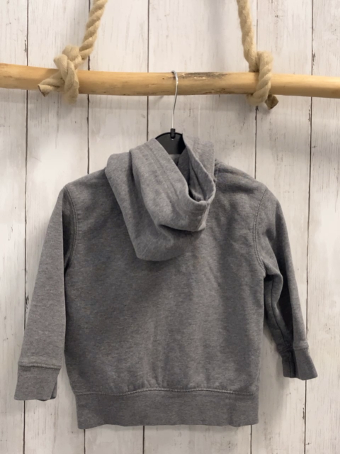 GAP  Sweatjacke  Gr. 92  grau Kapuze blaue Schrift mit weißem Rand 