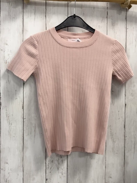 Reserved  T-Shirt  Gr. 152  hellrosa Rippen Strick 