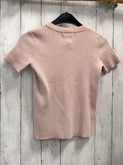 Reserved  T-Shirt  Gr. 152  hellrosa Rippen Strick 