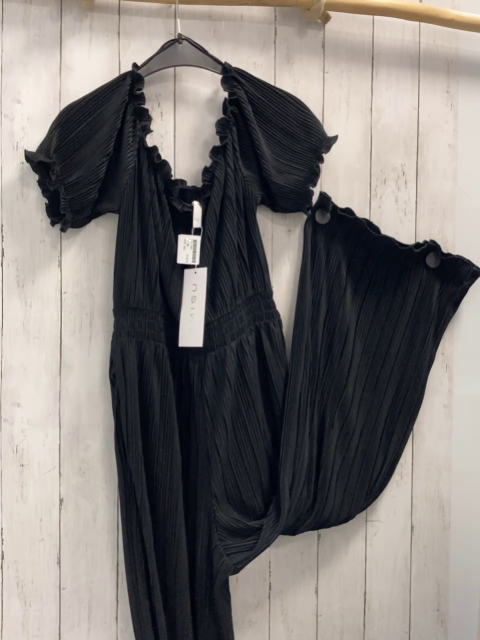 neu  Jumpsuit  Gr. 42  schwarz crincled NP 19,99 € 