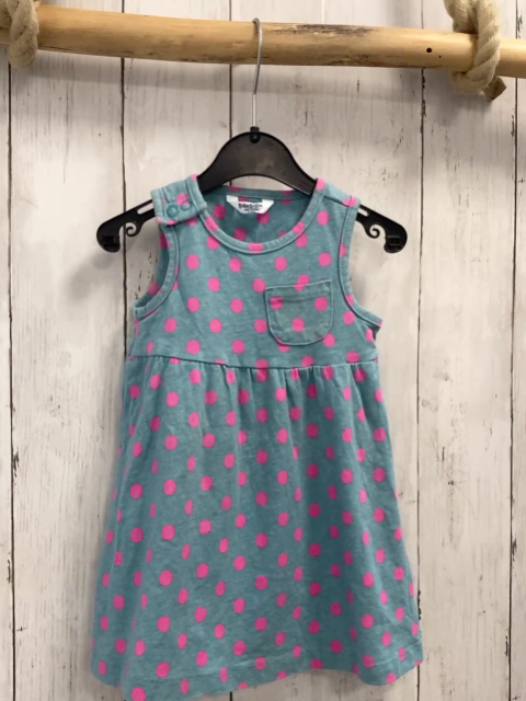 Mini Boden  Kleid  Gr. 74  mint pink Punkte 