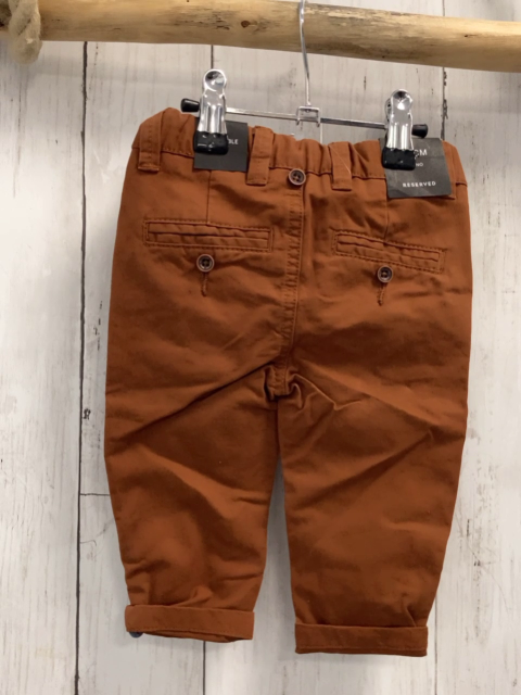 neu Reserved  Hose  Gr. 68  braun Tannen mit Gürtel 