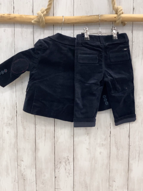 neu Boss 2tlg Anzug Gr. 74  blau Kord Sakko und Hose
