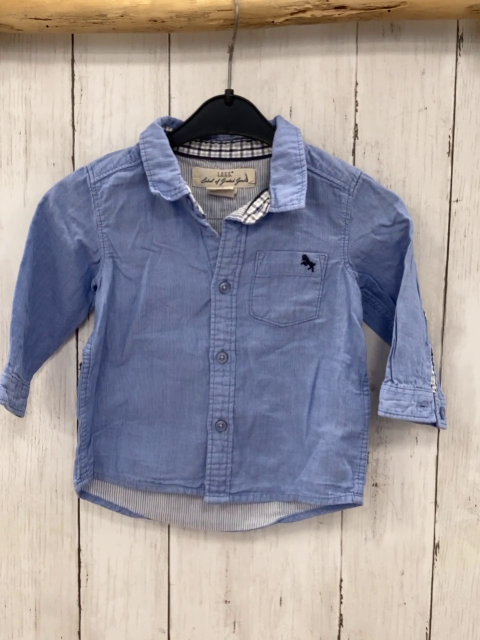 H&M Hemd Gr. 74  blau 