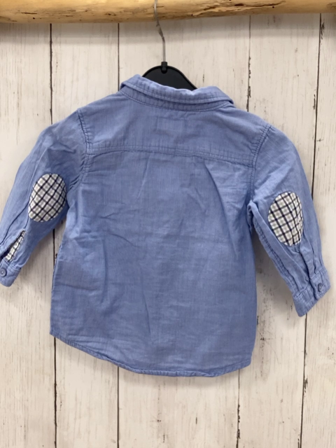H&M Hemd Gr. 74  blau 