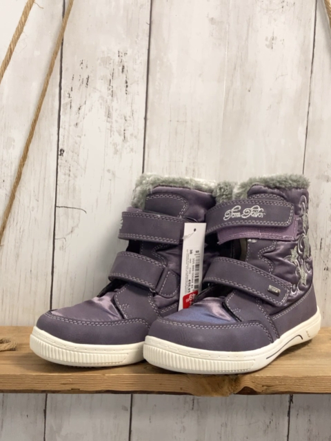 Tom Tailor neu Boots Gr. 30  flieder grauer Plüschbund Sterne NP reduziert auf 49,95€