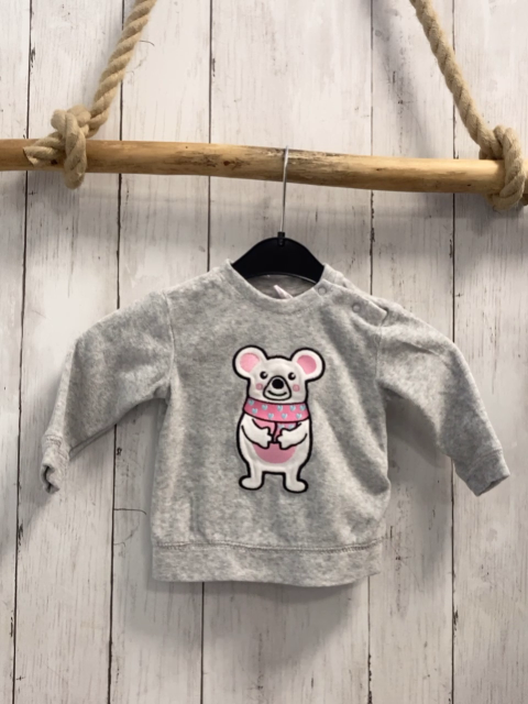  Pullover Gr. 62  grau Nicky Maus