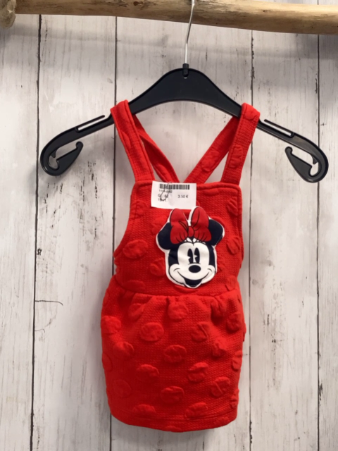  Latzkleid Gr. 62  rot Punkte Minnie Mouse