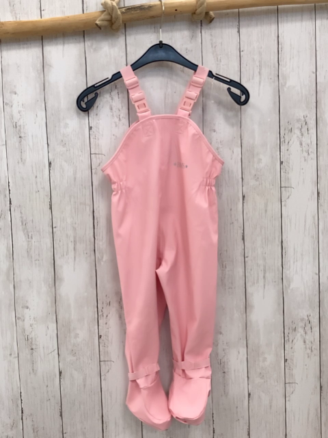 BMX Regenhose  Gr. 80  rosa mit Füßen 