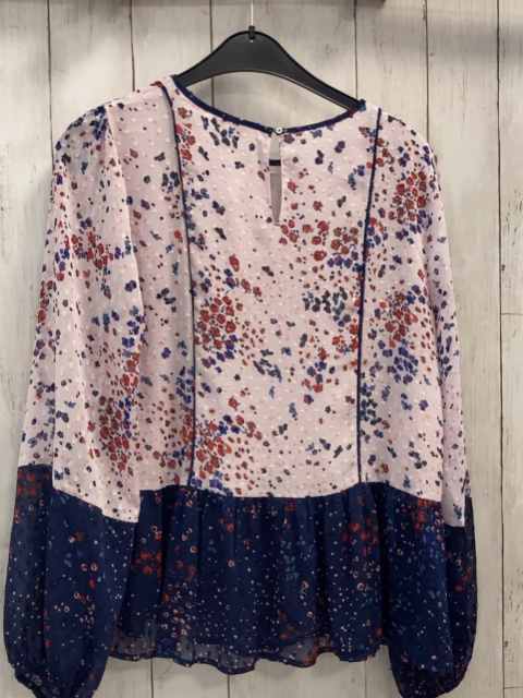 esprit Bluse Gr. 38  rosa blau Blumen 