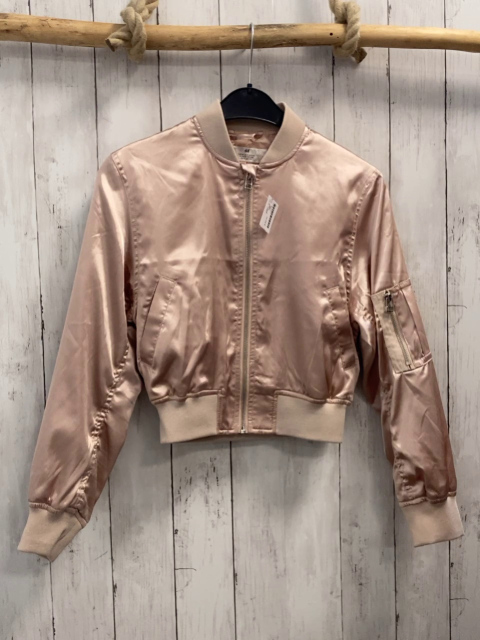 H&M Jacke Gr. 152  rosa glänzend