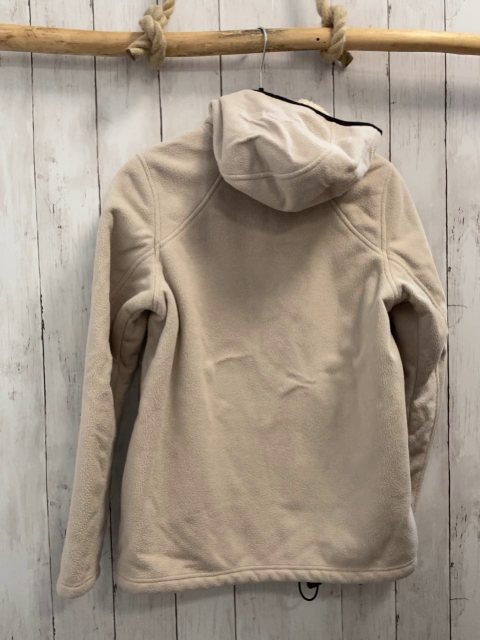 Jack Wolfskin Fleecejacke Gr. 34  beige schwarzer Bund