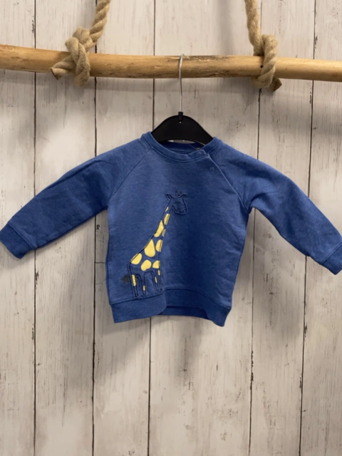Bellybutton Pullover Gr. 62  blau Giraffe