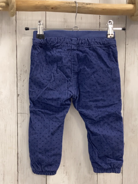   Hose  Gr. 86  lila Kord Punkte Rüschen gefüttert 