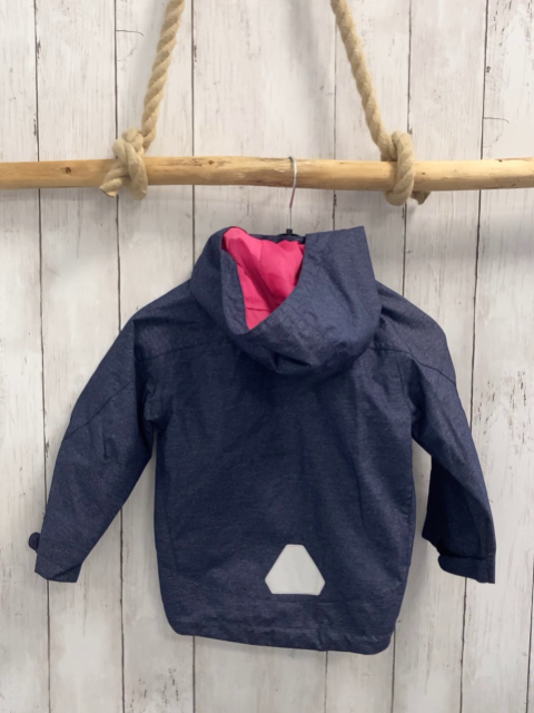 H&M Regenjacke  Gr. 98  blau pink Reißverschlüsse 
