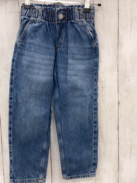 H&M Hose Gr. 104  blau Jeans Bund verstellbar