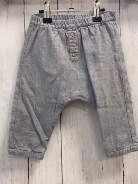 Zara  Hose  Gr. 80  grau gefüttert Gummizugbund 
