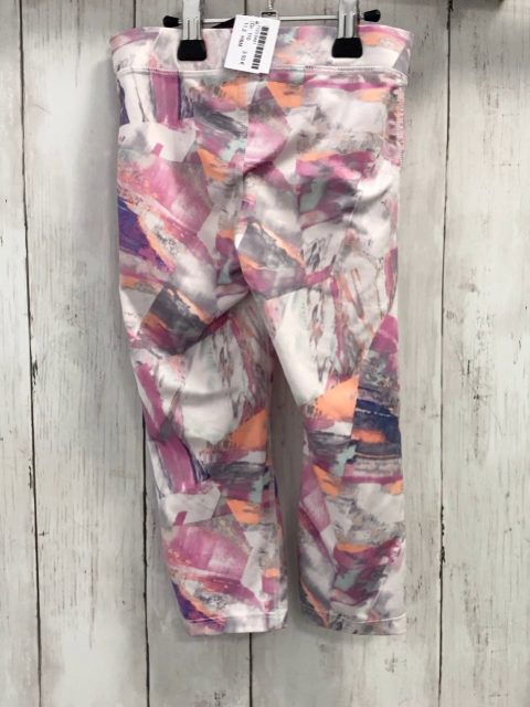 H&M  Sportleggings  Gr. 110  hellgrau mint grau orange pflaume gemustert 