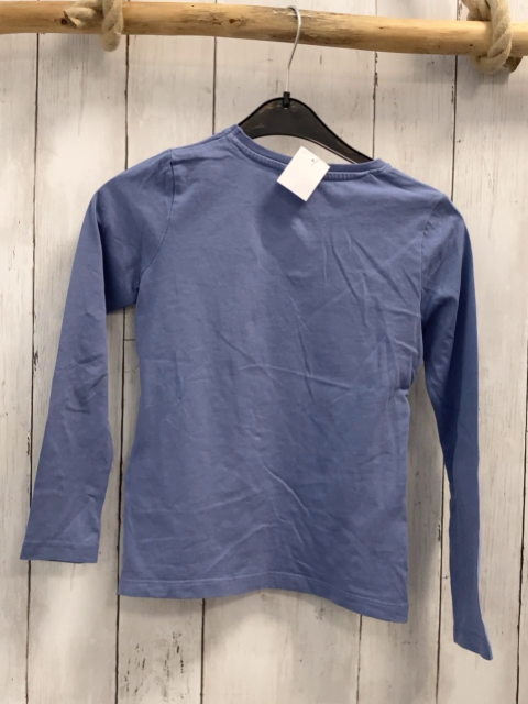 name it Langarmshirt Gr. 122  hellblau Rosen