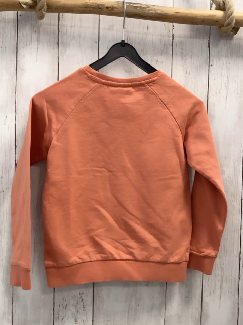 name it Pullover Gr. 122  orange Glitzerschrift