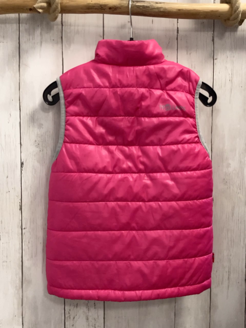 Trollkids  Weste  Gr. 128  pink grauer Bund + Reißverschlüsse 