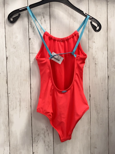O´Neill  Badeanzug  Gr. 128  rot Schrift hellblaue Träger 
