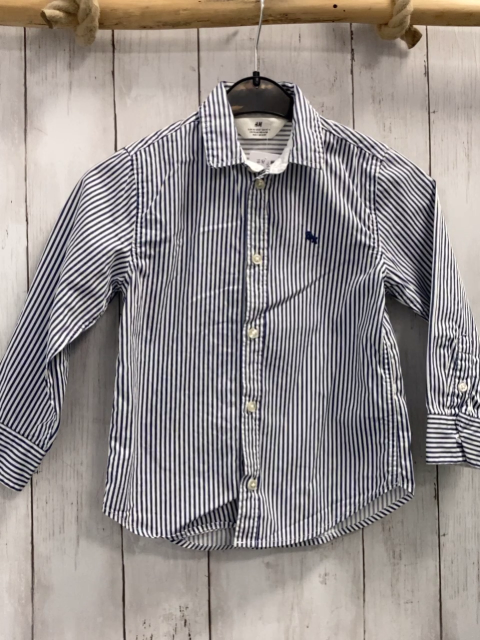H&M  Hemd  Gr. 110  blau weiße Streifen 