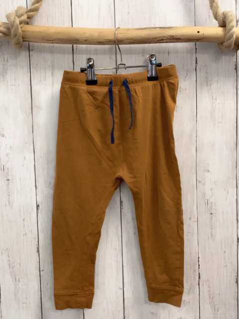 H&M Leggings Gr. 92  braun blaue Kordel