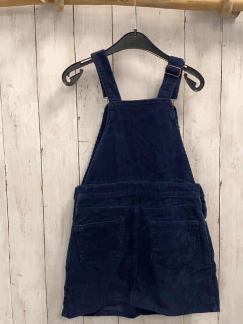 vertbaudet Kleid Gr. 128  blau Kord