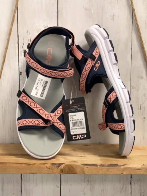 neu CMP Sandalen  Gr. 41  blau lachs hellgraue Sohle 