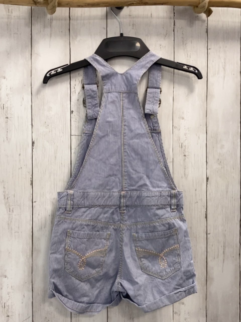 Esprit  Latzshorts  Gr. 140  blau weiße Streifen 