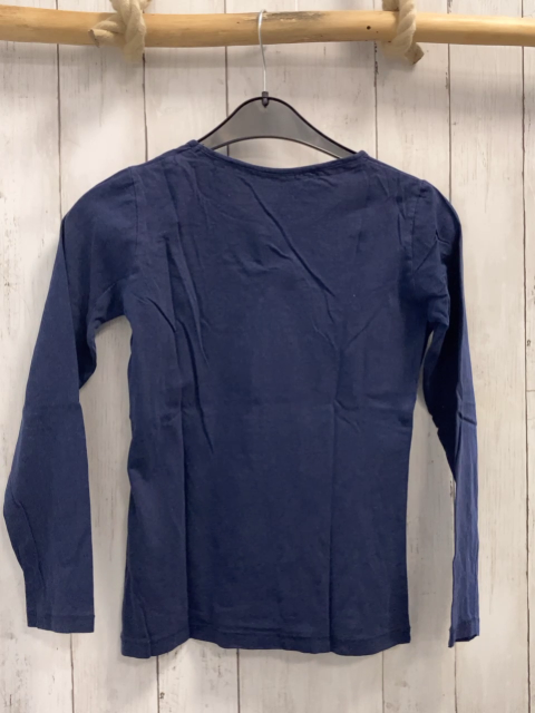 Review  Langarmshirt  Gr. 152  blau bunte gesickte Eule 