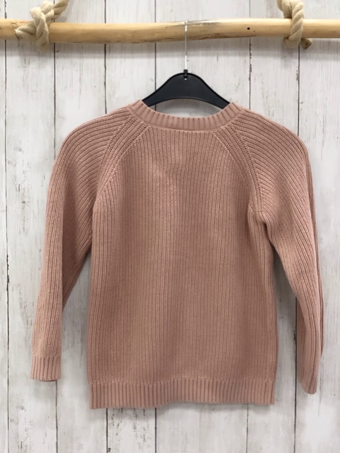   Strickjacke  Gr. 134  lachs Rippen 