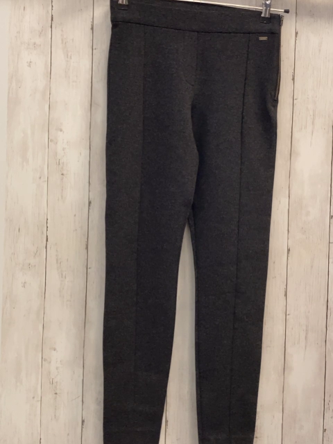 Esprit  Jeggings  Gr. 38  grau hellgrau meliert seitliche Reißverschlüsse 