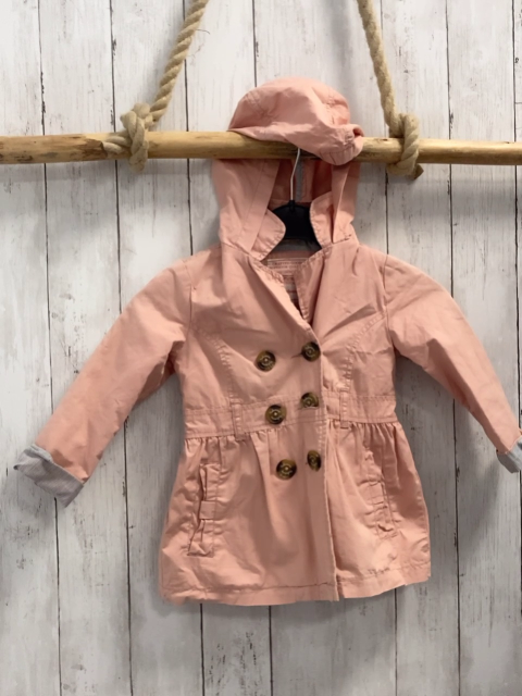   Jacke  Gr. 98  rosa Kapuze 