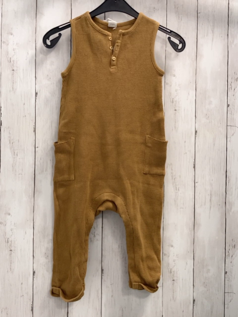 H&M  Overall Gr. 92  ocker Struktur 