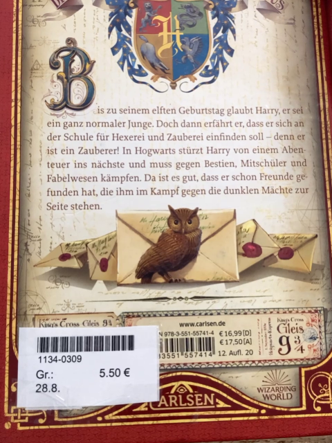   Buch Harry Potter und der Stein der Weise