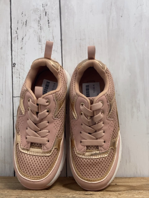 Frboo  Schuhe  Gr. 28  rosa mit goldenen glänzenden Applikationen weiße Sohle 
