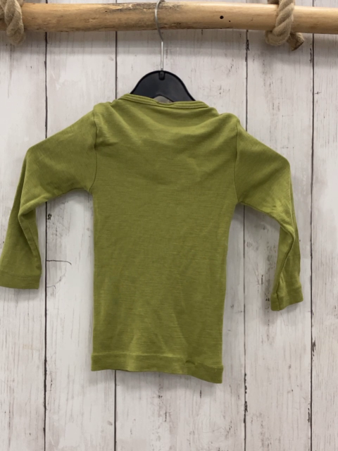 Cosilana  Pullover Gr. 86  grün Schurwolle + Seide 